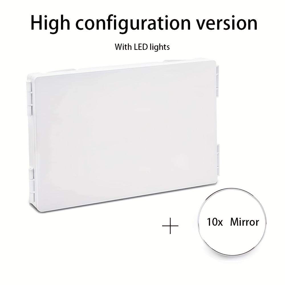 3 Way LED Self Haircut Mirror Lighted Trifold 360 Mirror