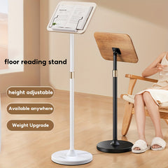 Floor standing Book Stand Standing Lift Reading Bookshelf Desktop Support Rod