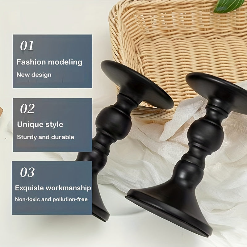 Metal Columnar Candlestick Retro Autumn Candlestick