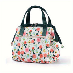 Portable Insulated Lunch Bag Waterproof Insulation Package Thermal 2 Layer