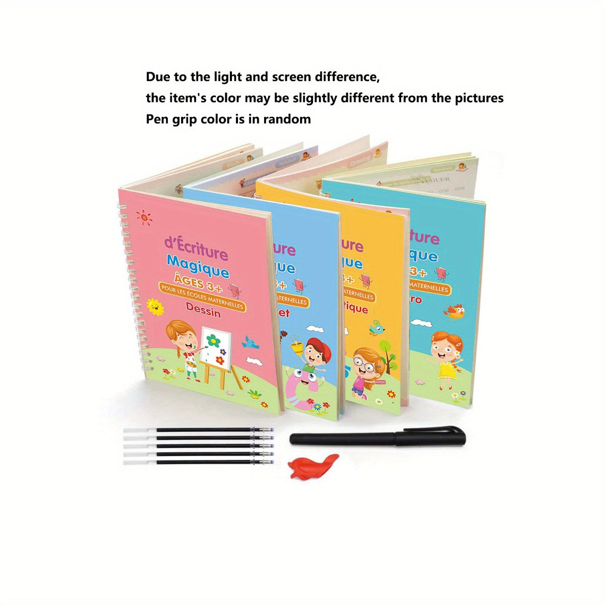 3D Groove French Arabic Calligraphy Copybook for Kids