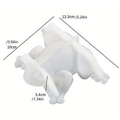 3 Pcs Animal Epoxy Mold Simulation Snail Frog Lizard Shape Silastic Mould