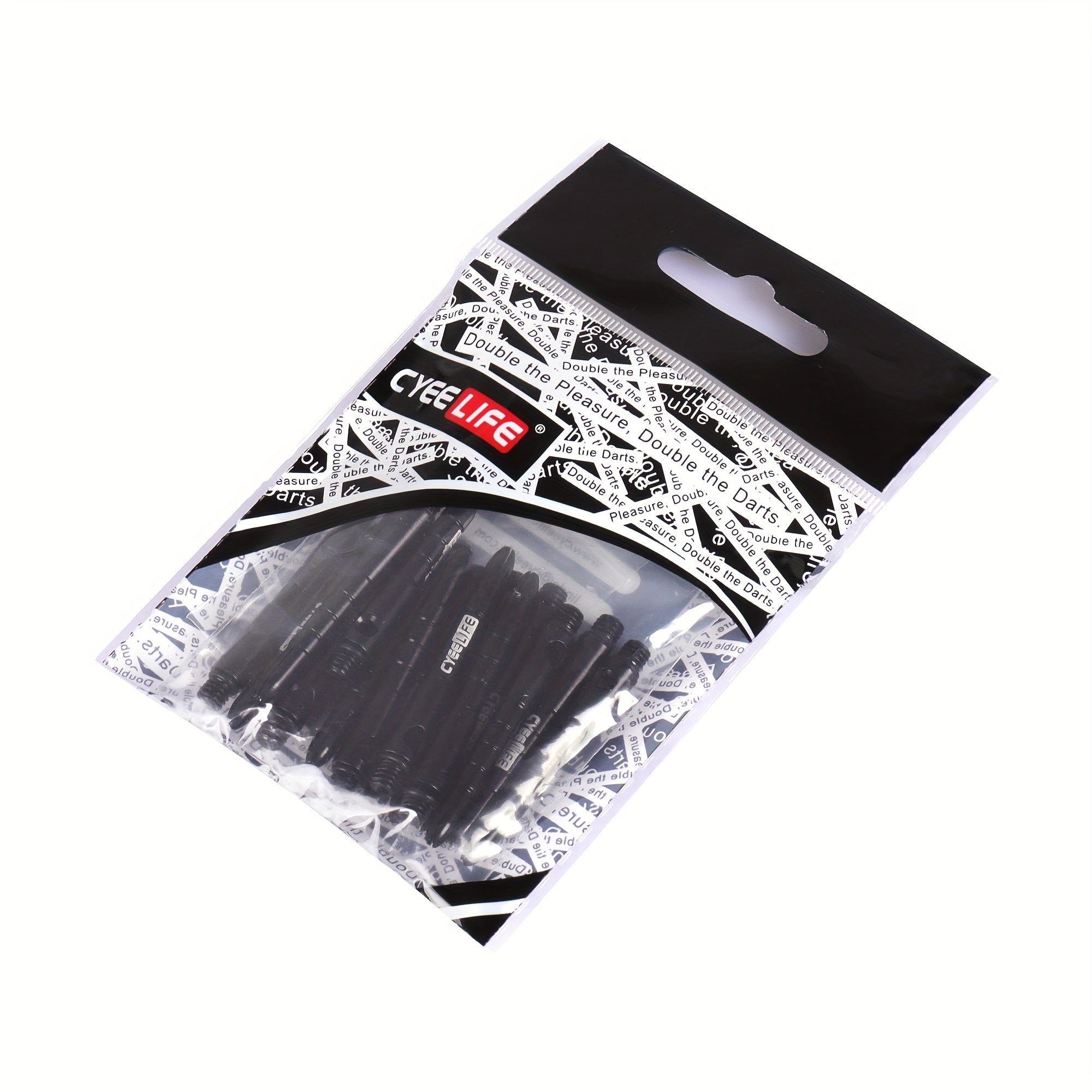 Cyee Life 15pcs 45mm Aluminum Darts Shaft with 20 Rubber Rings