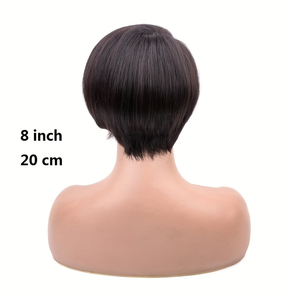 Pixie Cut Short Lace Front Human Hair Wig 13x4 Glueless Pre Plucked