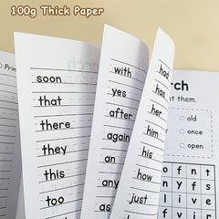 English High Frequency Words 220 Writing Word Exercise Book A4