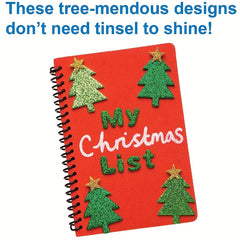 100pcs Christmas Tree Foam Stickers Self Adhesive Party Crafts