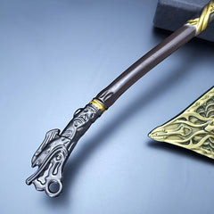 2pcs Mini Shield Set 6.69 Inch Zinc Alloy Weapon Model Desktop Decor