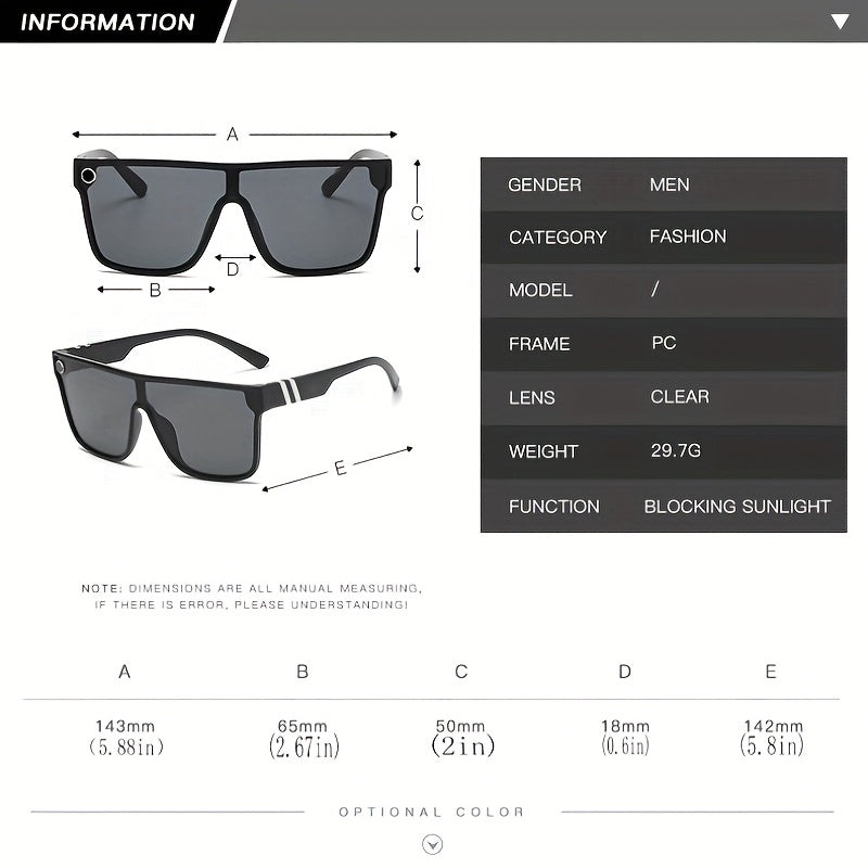 Pxwodoft Men's Cycling and Sports Sunglasses UV Resistant Dazzling Sunglasses