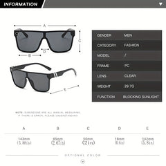 Pxwodoft Men's Cycling and Sports Sunglasses UV Resistant Dazzling Sunglasses