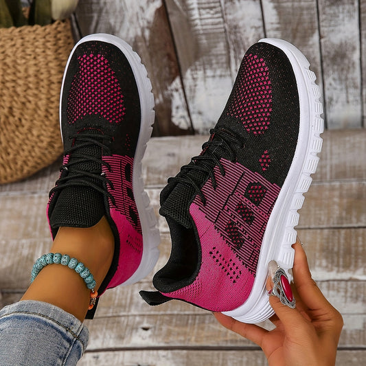 Women's Mesh Breathable Running Shoes Lightweight Non Slip Outdoor Sneakers