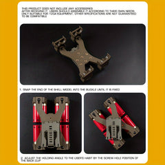 Adjustable Angle & Height Clip for Belt Outdoor Equipment