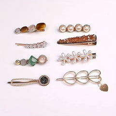 Faux Pearl Hair Clip Set for Prom Party Hair Accessory