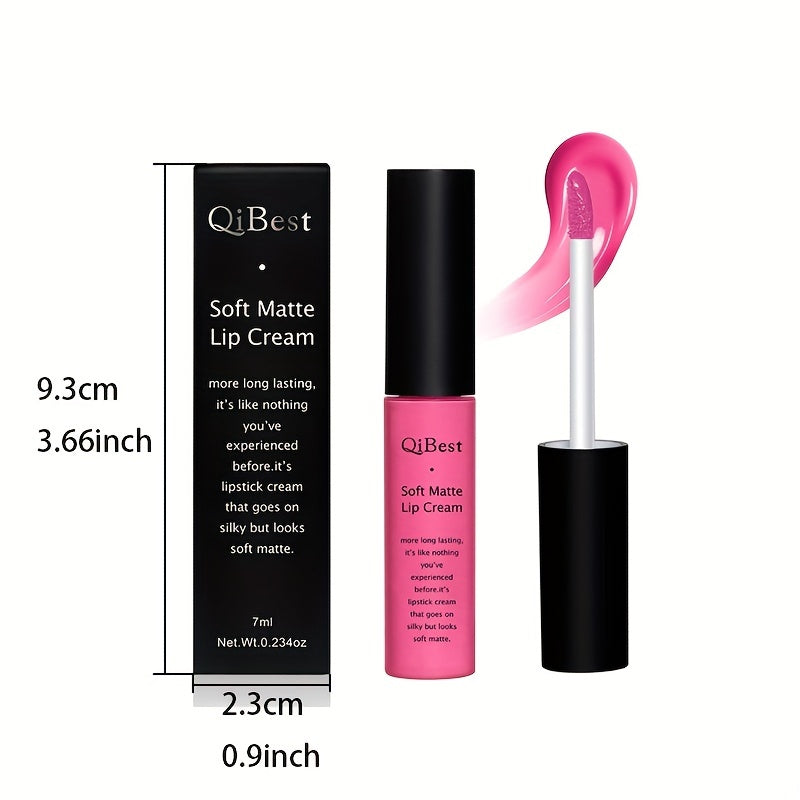 Matte Nude Lipstick in 34 Colors - High Pigmented & Waterproof Liquid