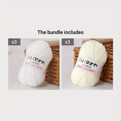 Soft Crochet Yarn Worsted Acrylic DIY Blanket Sweater Hat Scarf