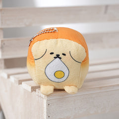Corgi Toast Bread Japanese Plush Doll Pendant