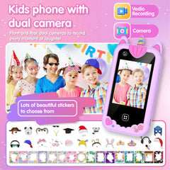 Educational Smartphone Toy with Dual Cameras Music Games Science Knowledge