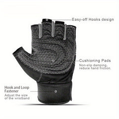 Unisex Breathable Fitness Gloves with Sunshade Closure