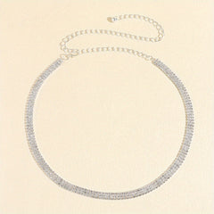 Rhinestone Metal Waist Chain Sparkling Belly Chain Belt for Women