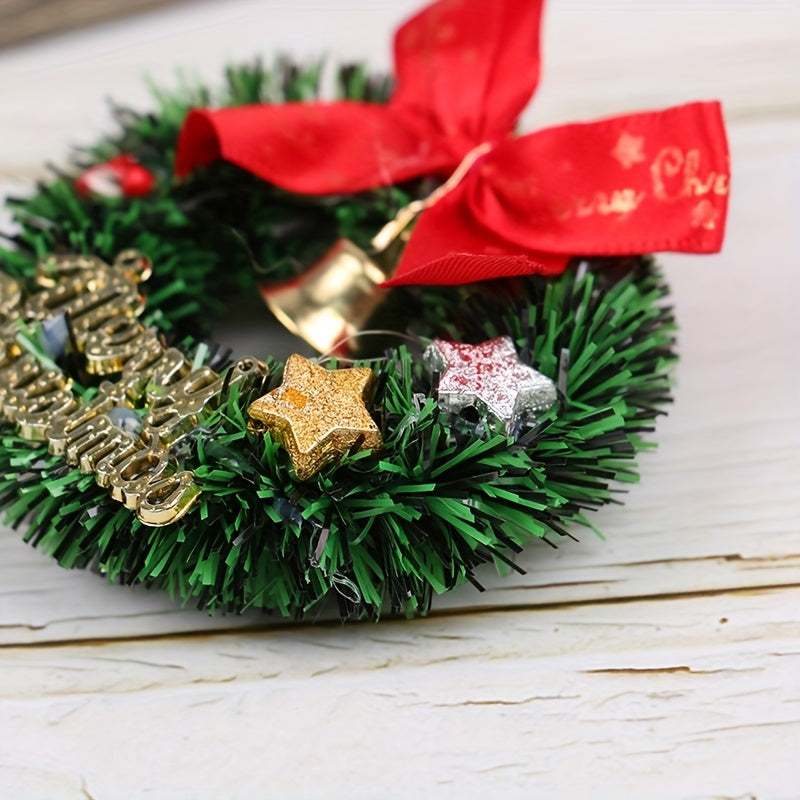 Dollhouse Christmas Garland Wreath Model for Doll House Decor