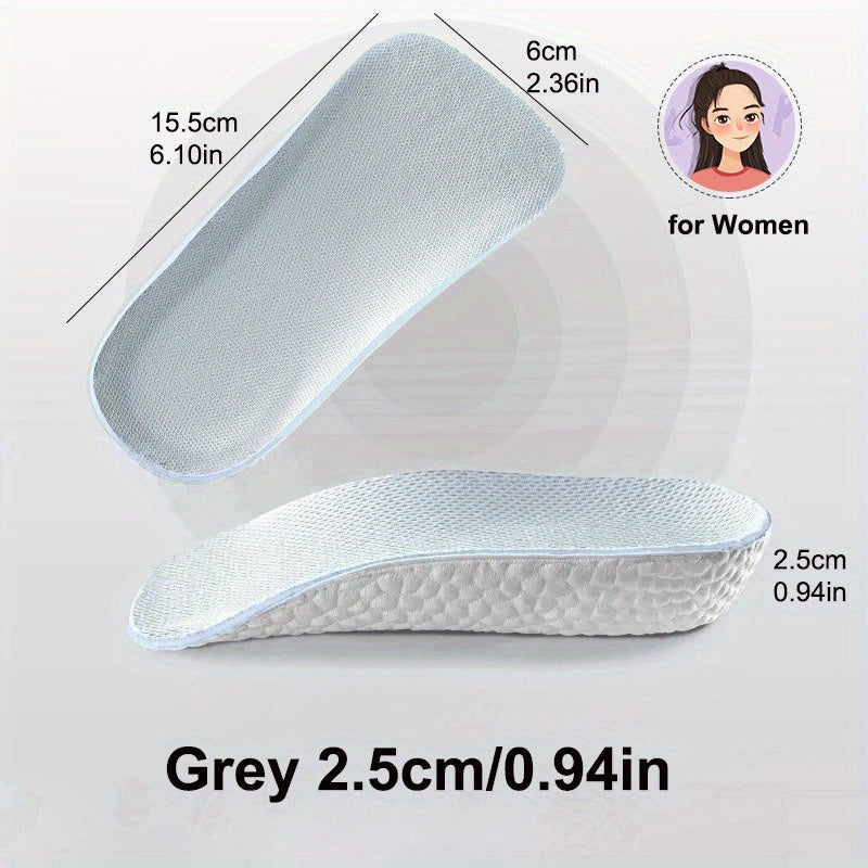 Arch Support Inner Heightening Insoles Breathable Sports Half Cushion