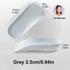 Arch Support Inner Heightening Insoles Breathable Sports Half Cushion