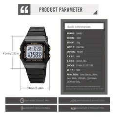 Kids Electronic Watch Waterproof Night Glow Sports Watch