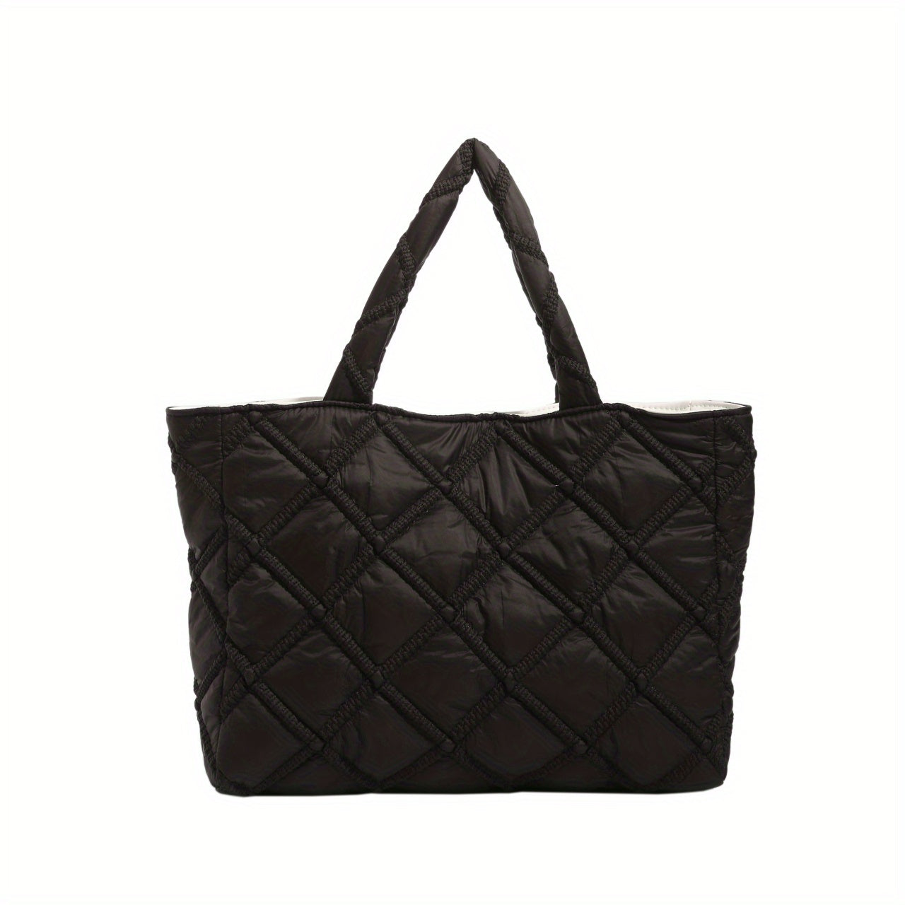 Quilted Crossbody Bag Nylon Shoulder Bag Women's Casual Handbag
