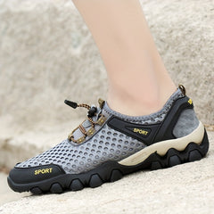 Men's Mesh Hiking Sneakers Non Slip Outdoor Shoes