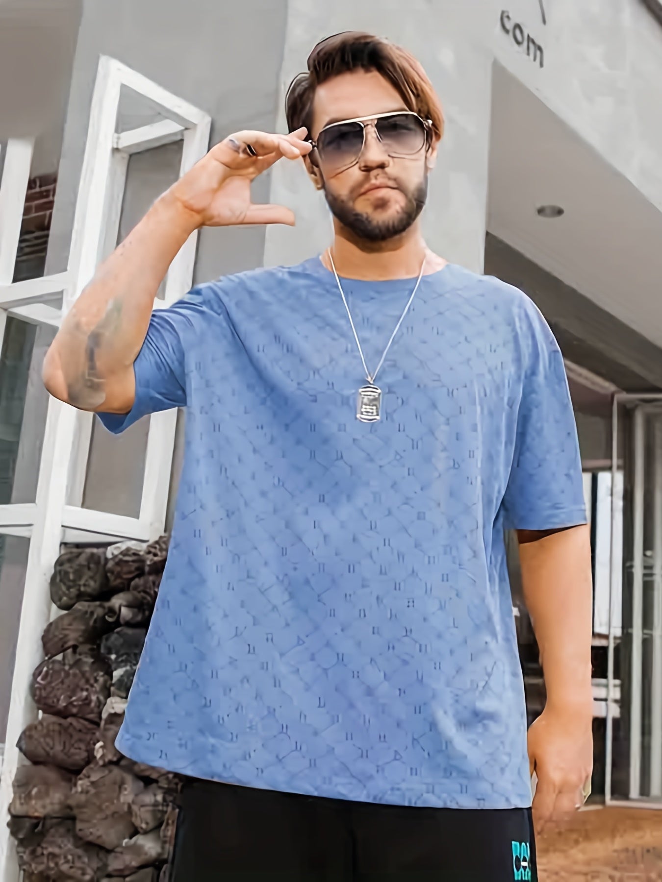 Men's High Stretch Mesh Tee Top for Summer Outdoor