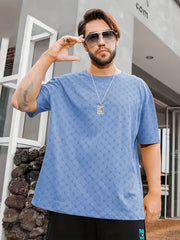 Men's High Stretch Mesh Tee Top for Summer Outdoor