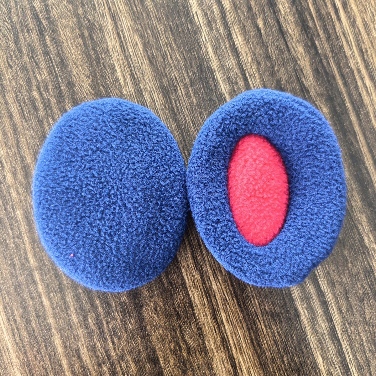 Soft Pink Fleece Lined Ear Muffs No Headband Hand Wash Fitted Fit