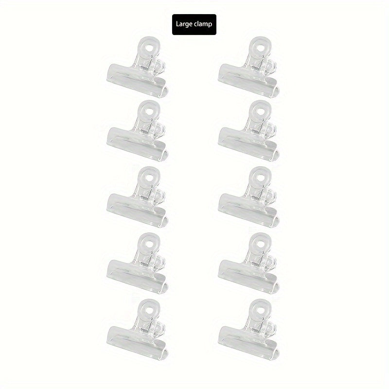 10 Pcs Storage Folder Label Office Supplies Metal Spring