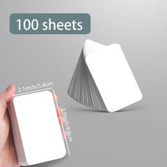 100 Blank Greeting Cards for Postcards Messages & More