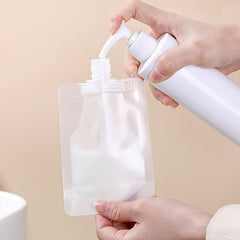 5 PCS Refillable Flat Pouch Travel Bottles Set 30ml 50ml 100ml