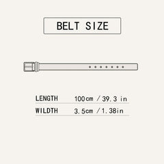 Men's Khaki Woven Waist Belt