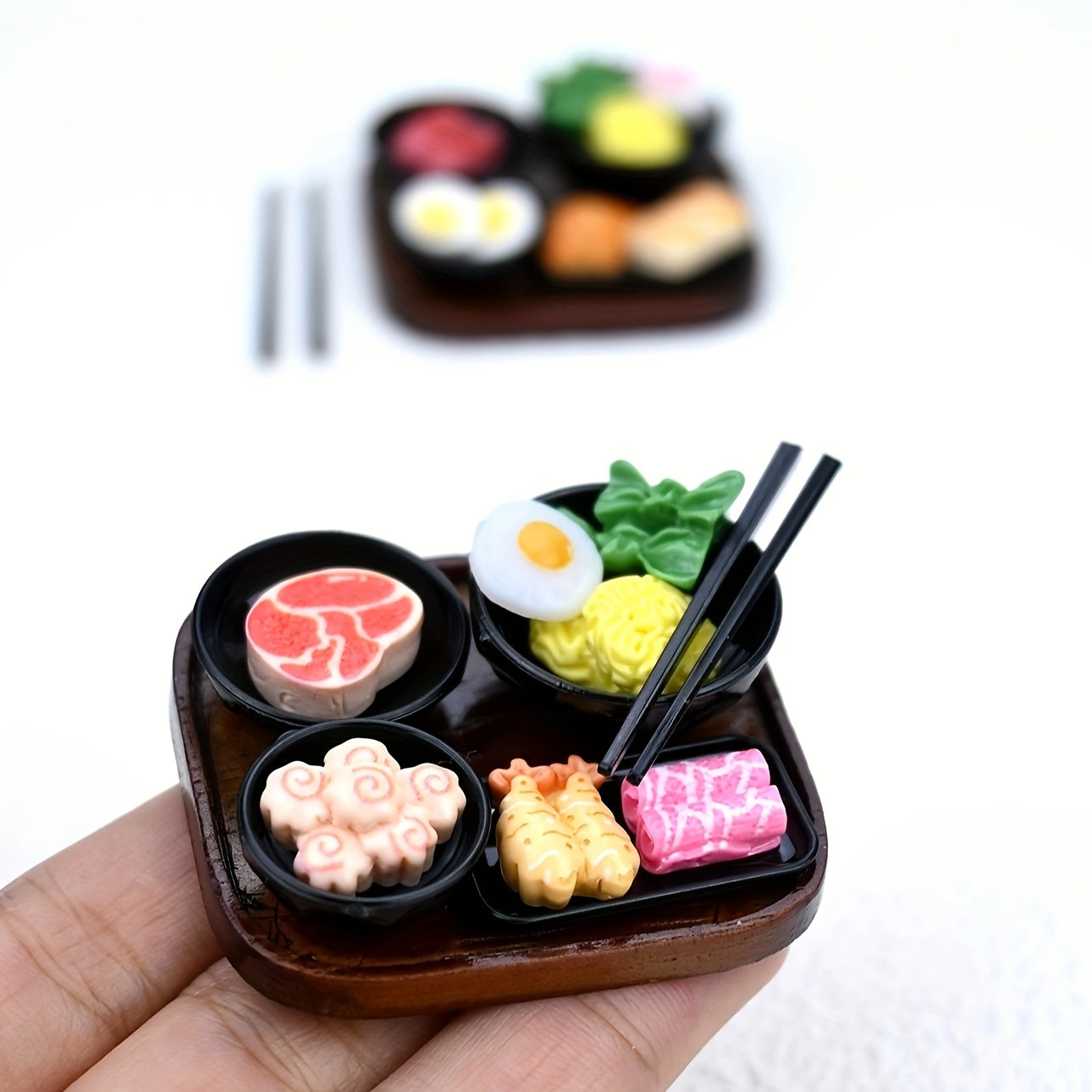 Japanese Cuisine Set Ornament Dollhouse Accessories