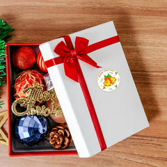 500pcs Christmas Gift Stickers Decoration Labeling Round Seal Stickers