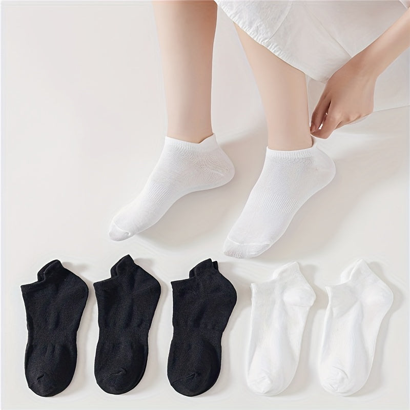 6 Pairs Lightweight Sports Ankle Socks Women's Stockings