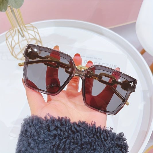 Oversized Square Sunglasses for Women Large Frame UV Protection Glasses
