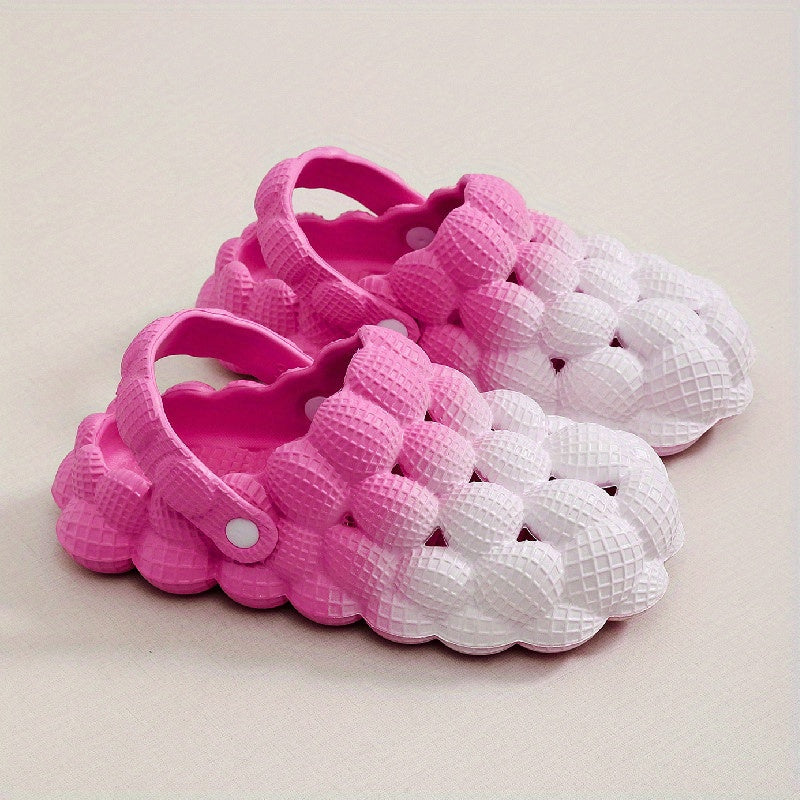 Women's Ombre Bubble Clogs Massage Non Slip Sandals