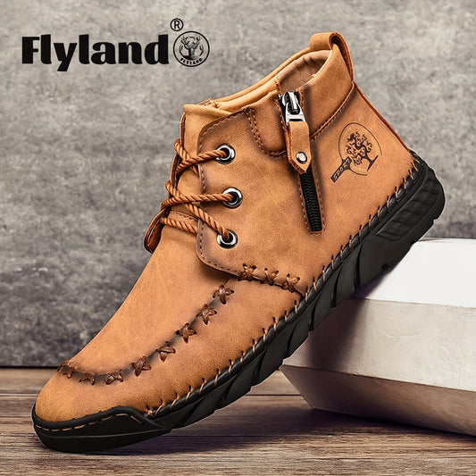 FLYLAND Vintage Non Slip Ankle Boots Assorted Colors