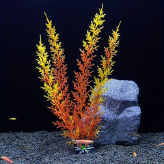 2pcs Lifelike Artificial Water Plants for Stunning Aquarium Landscape