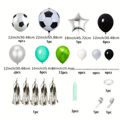 Football Party Balloon Set Boys Birthday Party Decoration