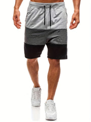 Comfy Athletic Shorts Men's Casual Stretch Elastic Waist Drawstring Shorts