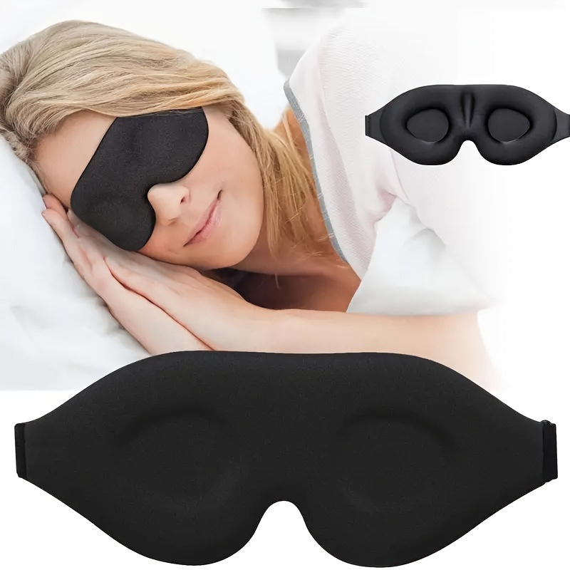 3D Eye Mask for Home & Office Travel - Light Blocking