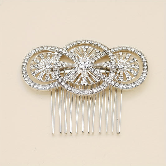 Bridal Rhinestone Hair Comb Head Jewelry for Wedding