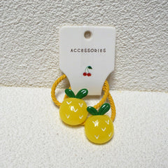 2pcs Fruit Rubber Band Hair Ring Hair Accessories