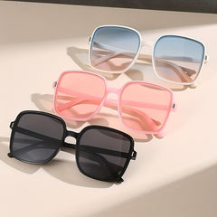 Large Square Sunglasses Casual Anti Glare UV400 Sun Shades Glasses