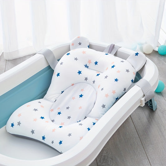 Newborn Baby Bath Seat Support - Soft Anti-Slip Bath Pad
