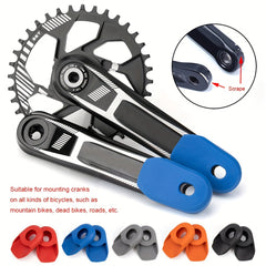 2 Pack Bike Crank Arm Protector - Silicone Cover